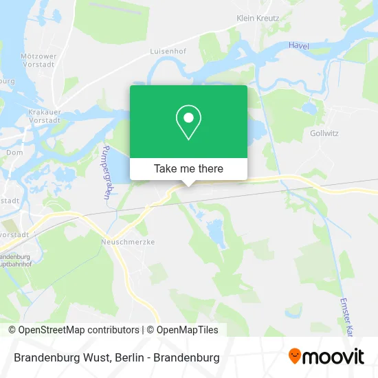 Brandenburg Wust map