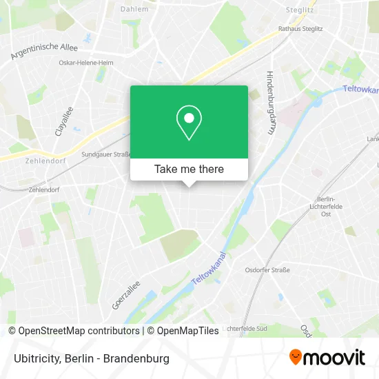 Ubitricity map