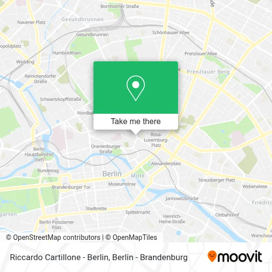 Riccardo Cartillone - Berlin map