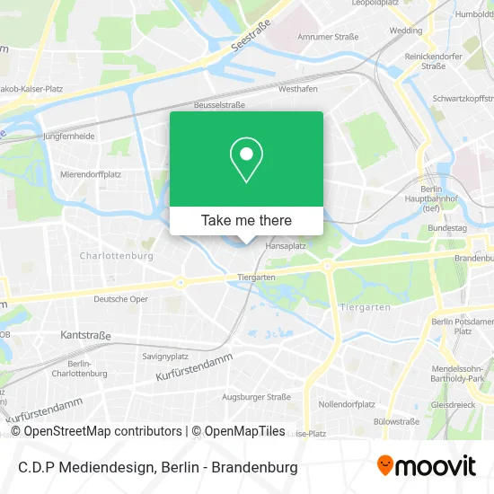C.D.P Mediendesign map