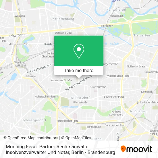 Monning Feser Partner Rechtsanwalte Insolvenzverwalter Und Notar map
