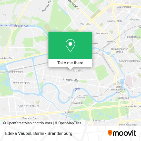 Edeka Vaupel map