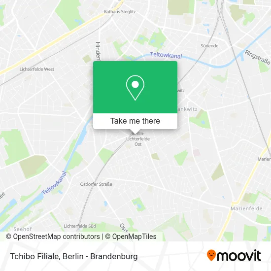 Tchibo Filiale map