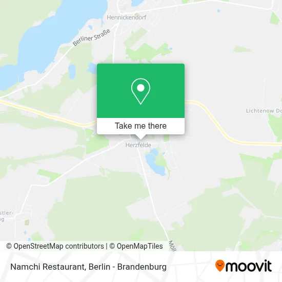 Namchi Restaurant map