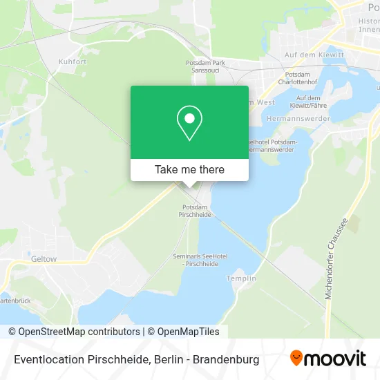 Eventlocation Pirschheide map