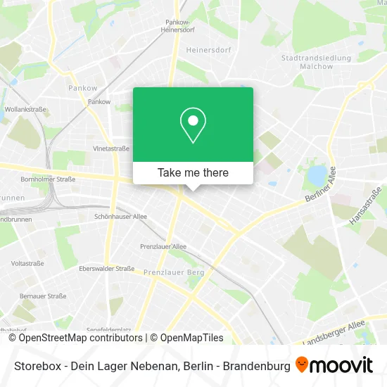 Storebox - Dein Lager Nebenan map