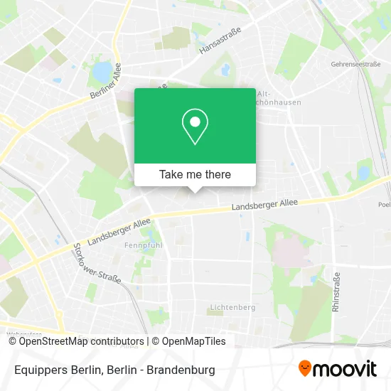 Equippers Berlin map
