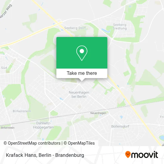 Krafack Hans map