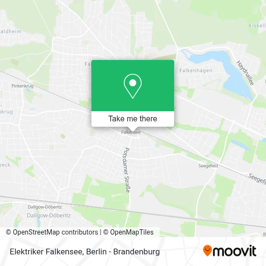 Elektriker Falkensee map