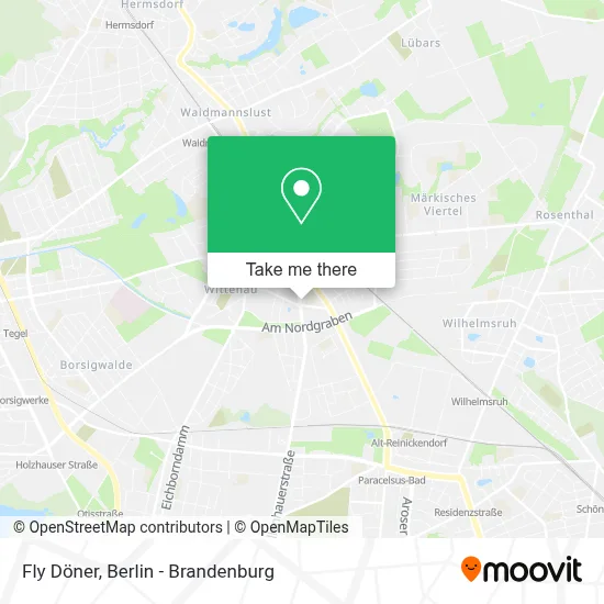 Fly Döner map