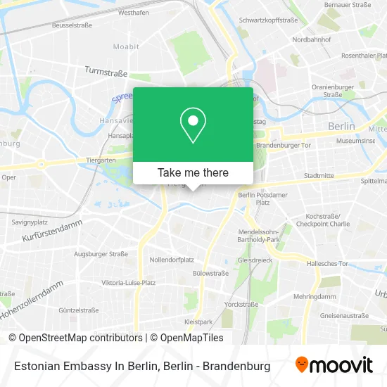 Estonian Embassy In Berlin map