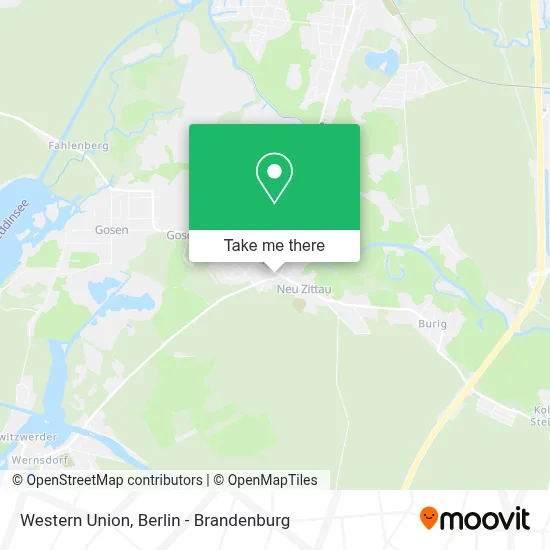 Western Union map