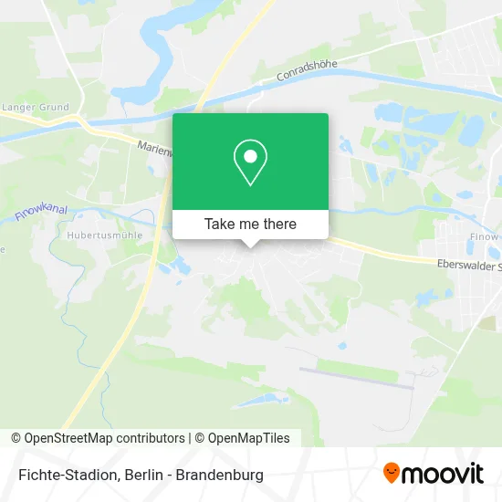 Fichte-Stadion map