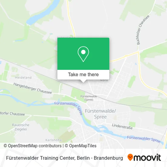 Fürstenwalder Training Center map