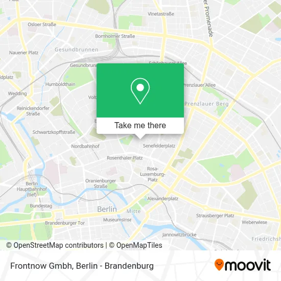 Frontnow Gmbh map