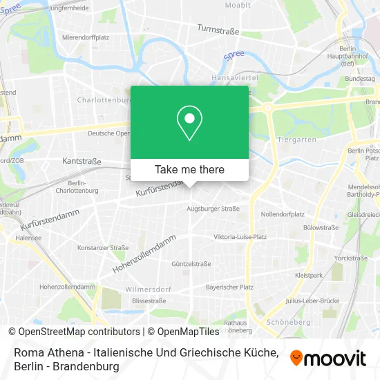 Roma Athena - Italienische Und Griechische Küche map