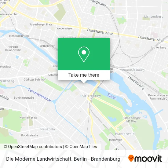 Die Moderne Landwirtschaft map