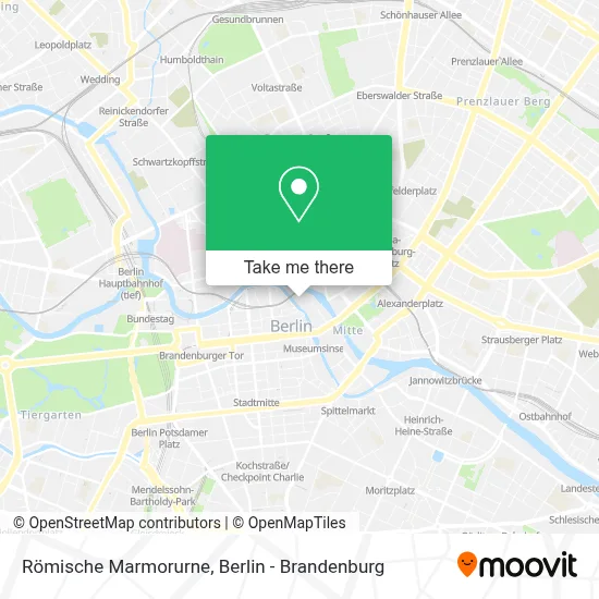 Römische Marmorurne map