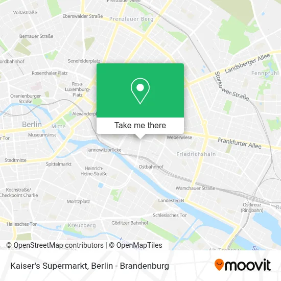 Kaiser's Supermarkt map