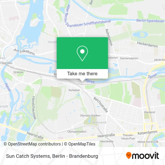 Sun Catch Systems map