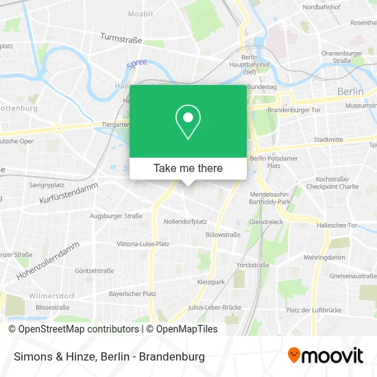 Simons & Hinze map