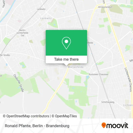 Ronald Pfante map