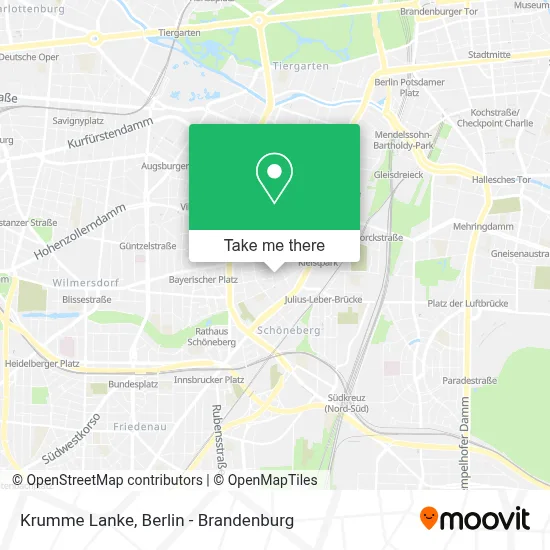 Krumme Lanke map