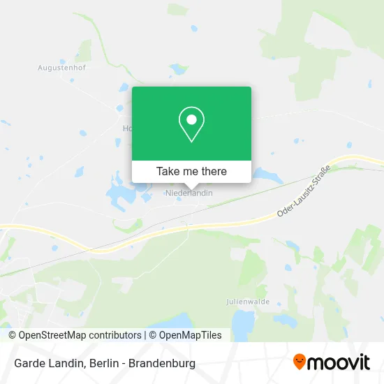 Garde Landin map