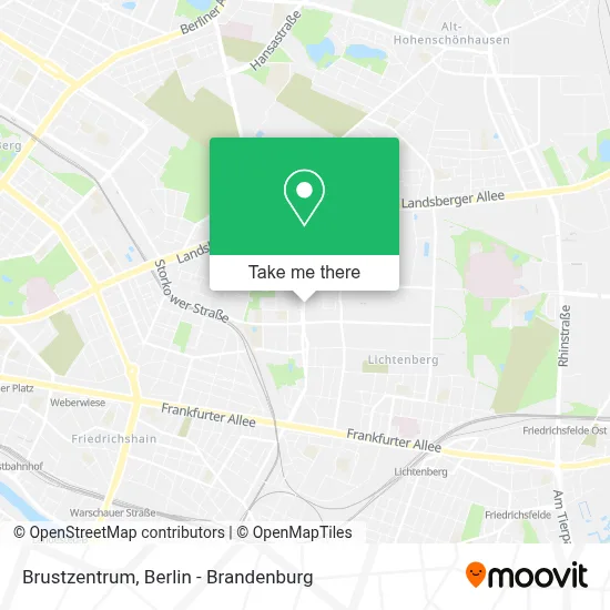Brustzentrum map