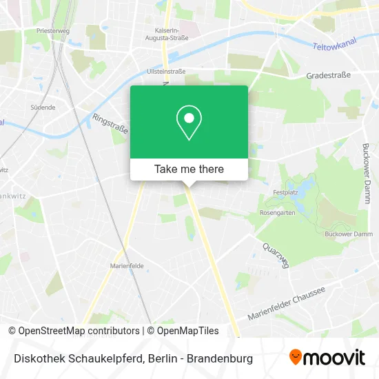 Diskothek Schaukelpferd map