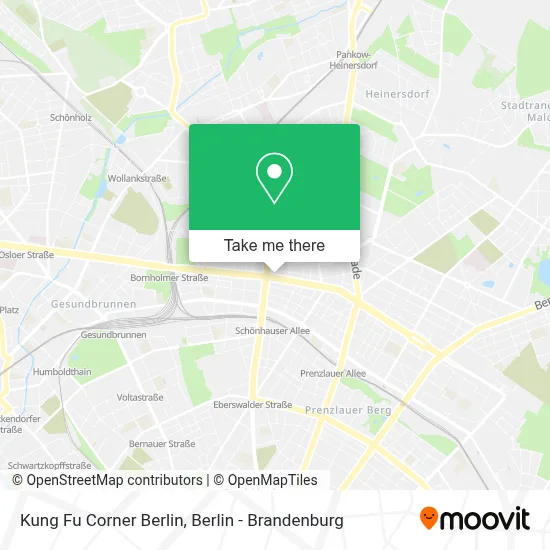 Kung Fu Corner Berlin map
