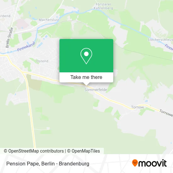 Pension Pape map