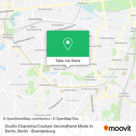 Studio Charisma / Couture Secondhand Mode In Berlin map
