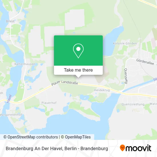 Brandenburg An Der Havel map