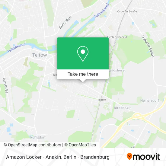 Amazon Locker - Anakin map