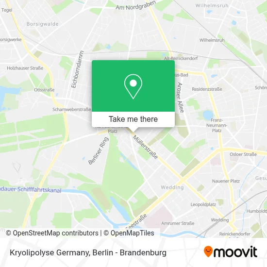 Kryolipolyse Germany map