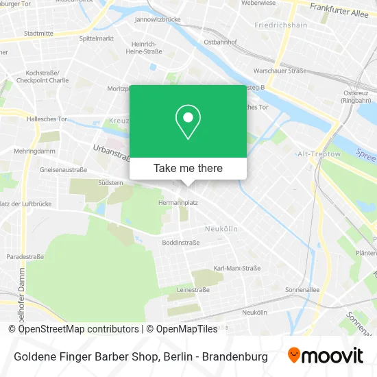 Goldene Finger Barber Shop map