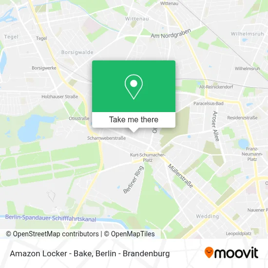 Amazon Locker - Bake map