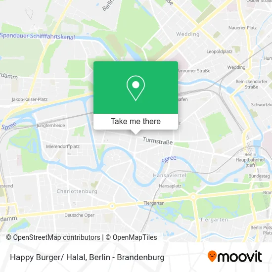 Happy Burger/ Halal map