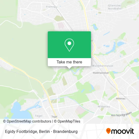 Egidy Footbridge map