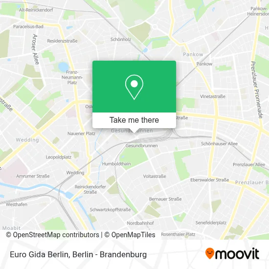Euro Gida Berlin map