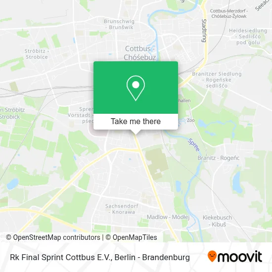 Rk Final Sprint Cottbus E.V. map