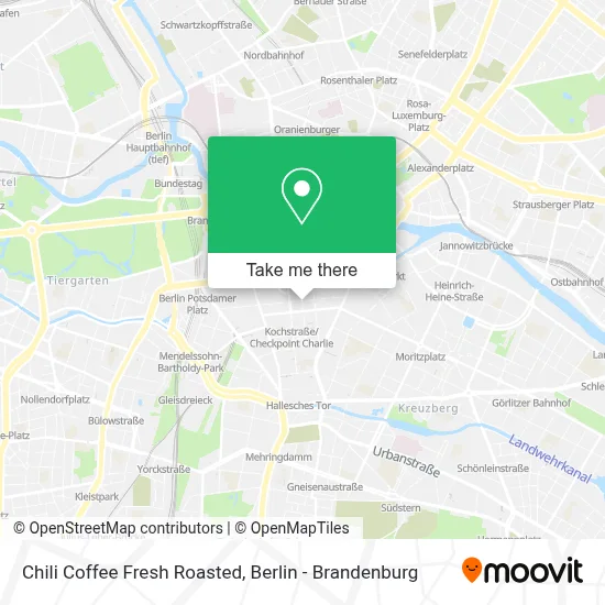 Chili Coffee Fresh Roasted map