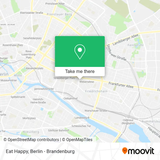 Eat Happy map