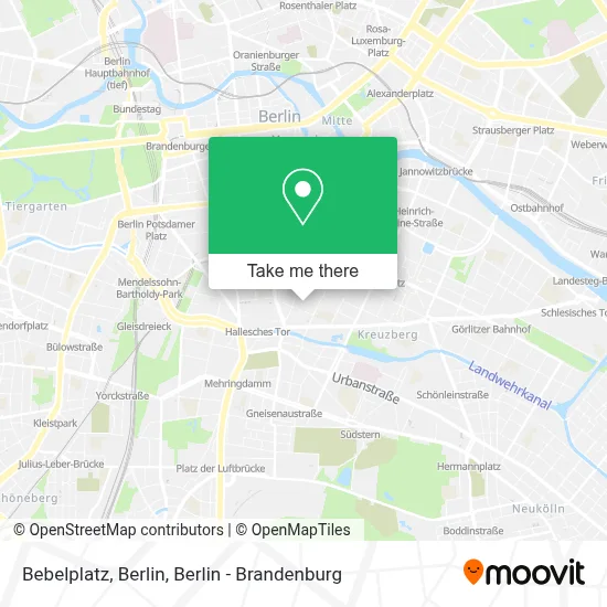 Bebelplatz, Berlin map