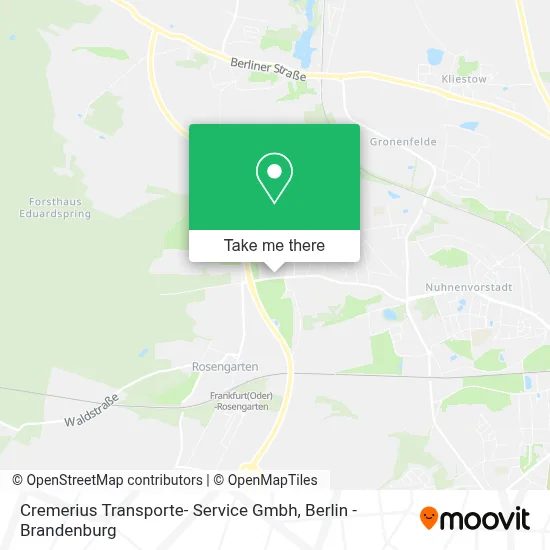 Cremerius Transporte- Service Gmbh map