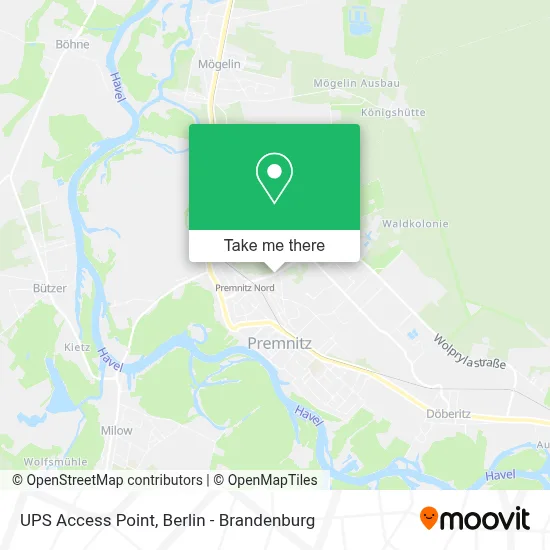 Ups Access Point map