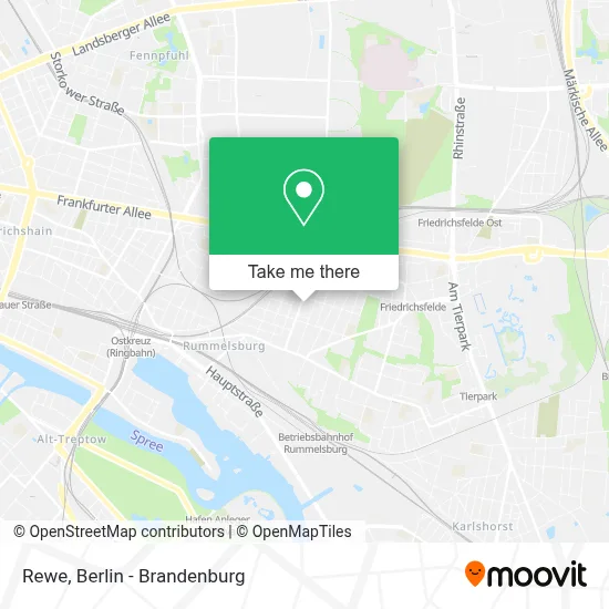 Rewe map