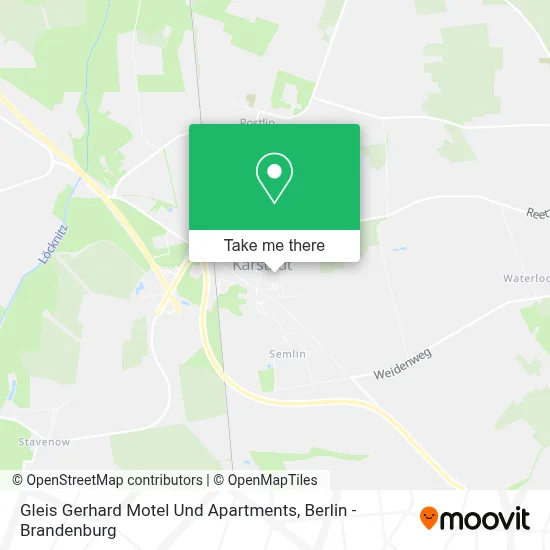 Gleis Gerhard Motel Und Apartments map