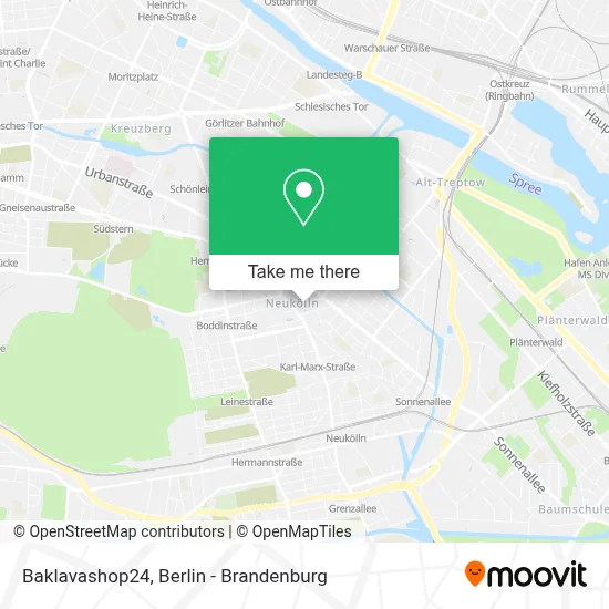Baklavashop24 map
